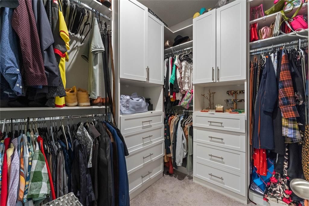 Primary bedroom closet