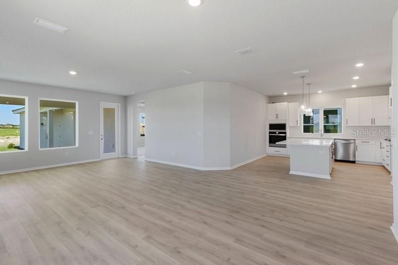 Family Room & Kitchen