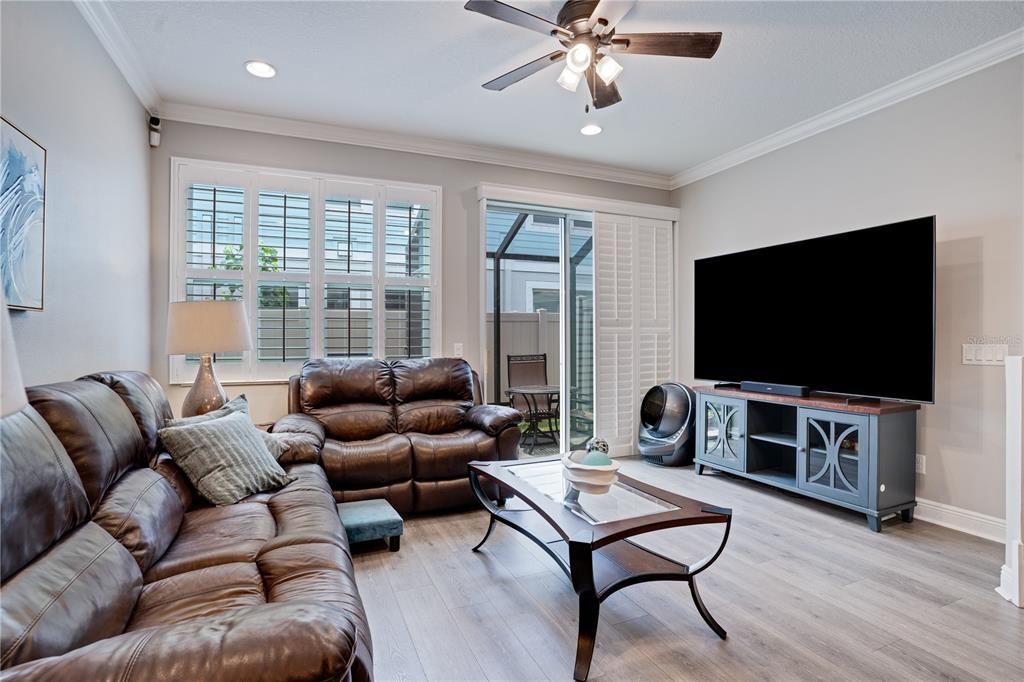 Plantain Shutters  throughout the home