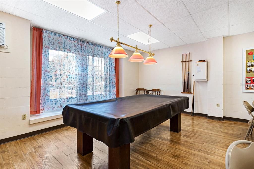 Clubhouse kitchen area