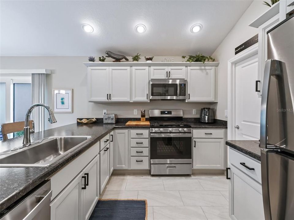 Kitchen with Gas Stove