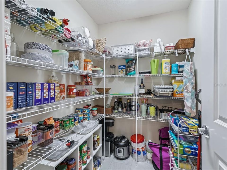 Large walk-in pantry