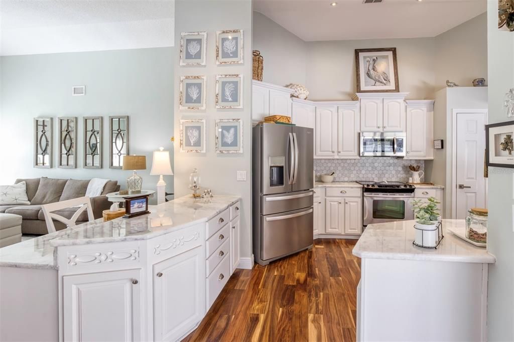 Alternate Kitchen View shows the desk area on the end