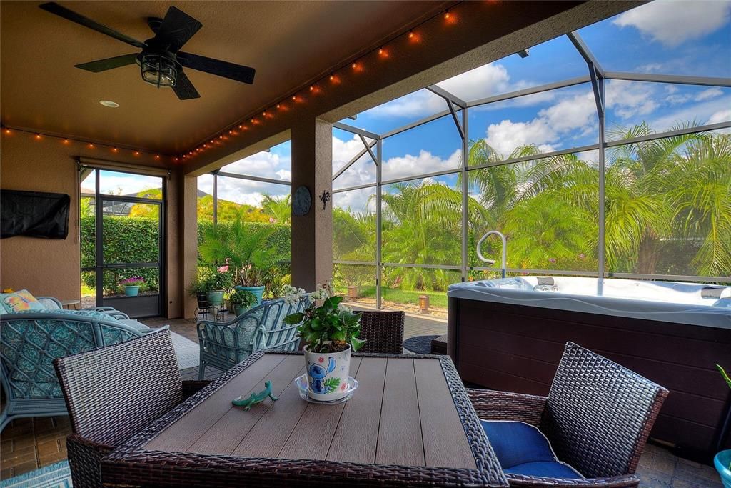 Spacious Covered and Open, Extended Lanai
