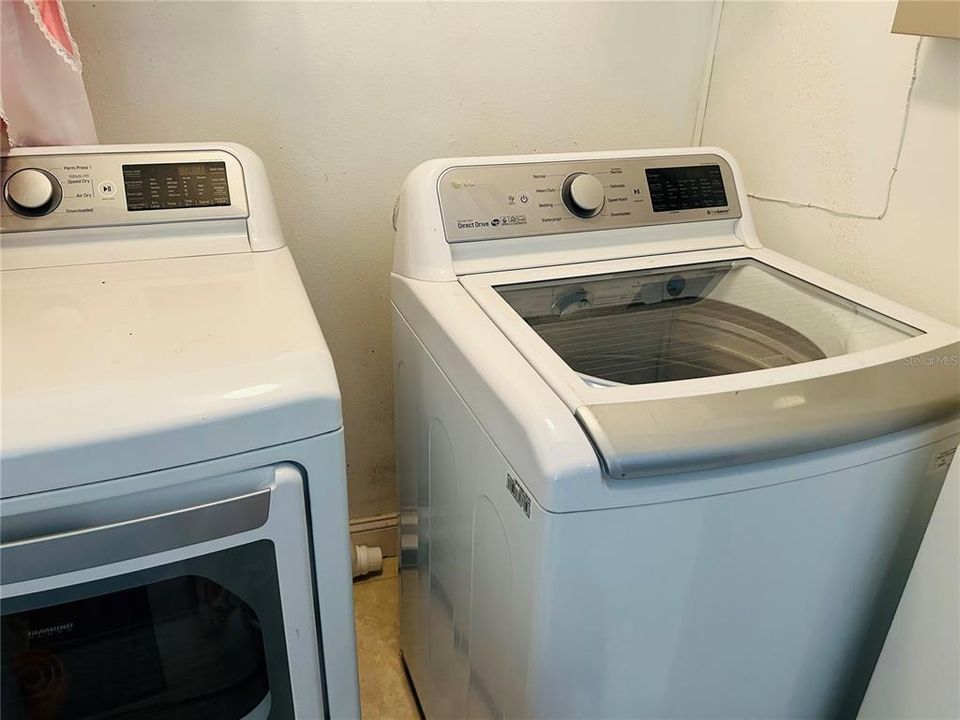 Laundry, washer and dryer.