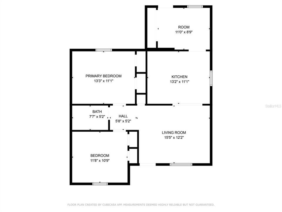 For Sale: $235,000 (2 beds, 1 baths, 835 Square Feet)