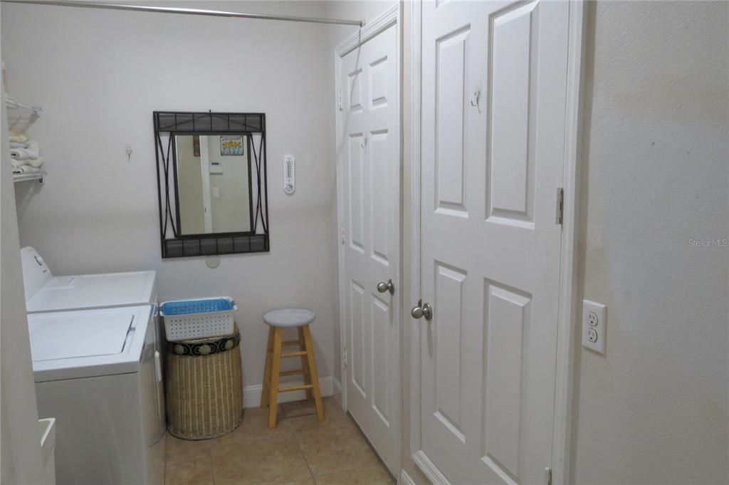 Laundry Room with garage access