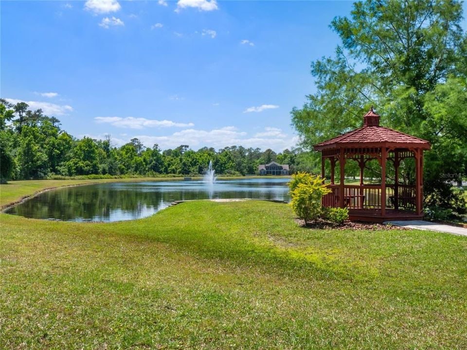 Gazebo & Pond