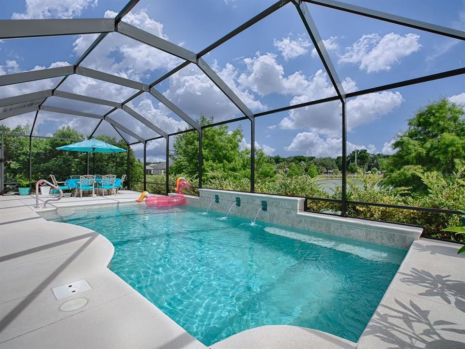 THIS LARGE PATIO AND DECK WILL EASILY HOLD A **LOT** OF BEAUTIFUL OUTDOOR FURNITURE!