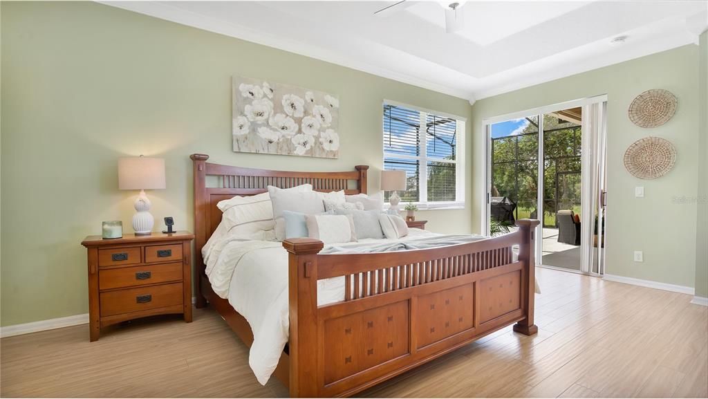 Primary Bedroom with Sliders to Lanai