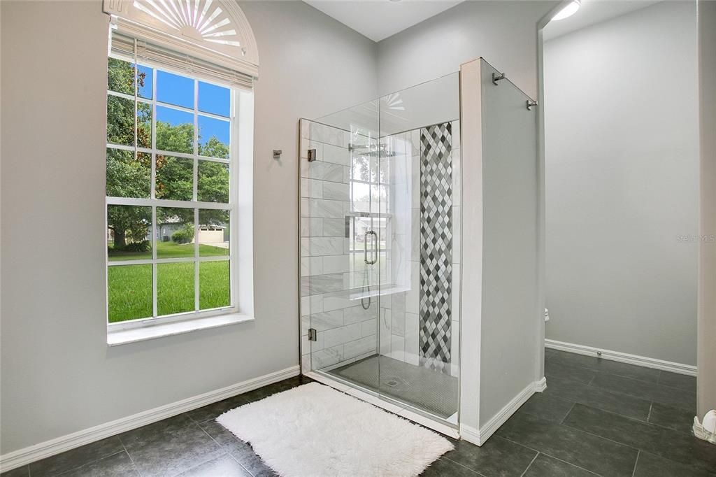 Primary Shower with WATER CLOSET