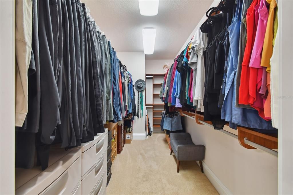 First of 2 walk-in closets