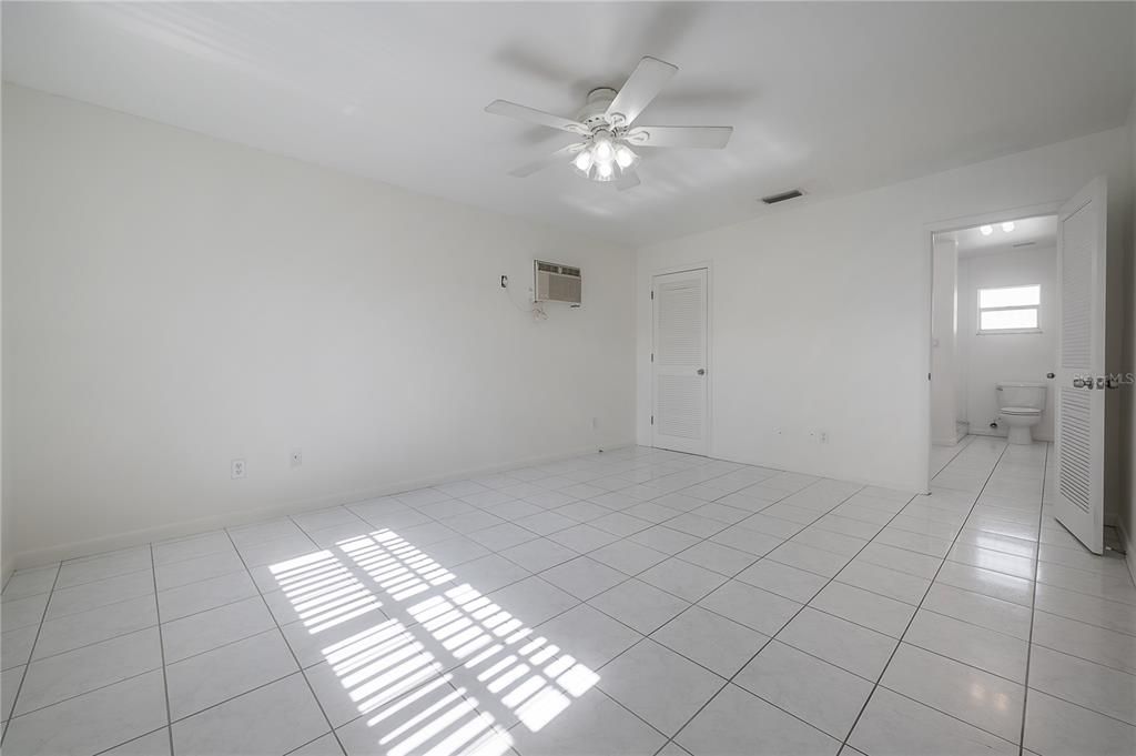 Primary bedroom with En Suite Bathroom and LARGE walk-in closet