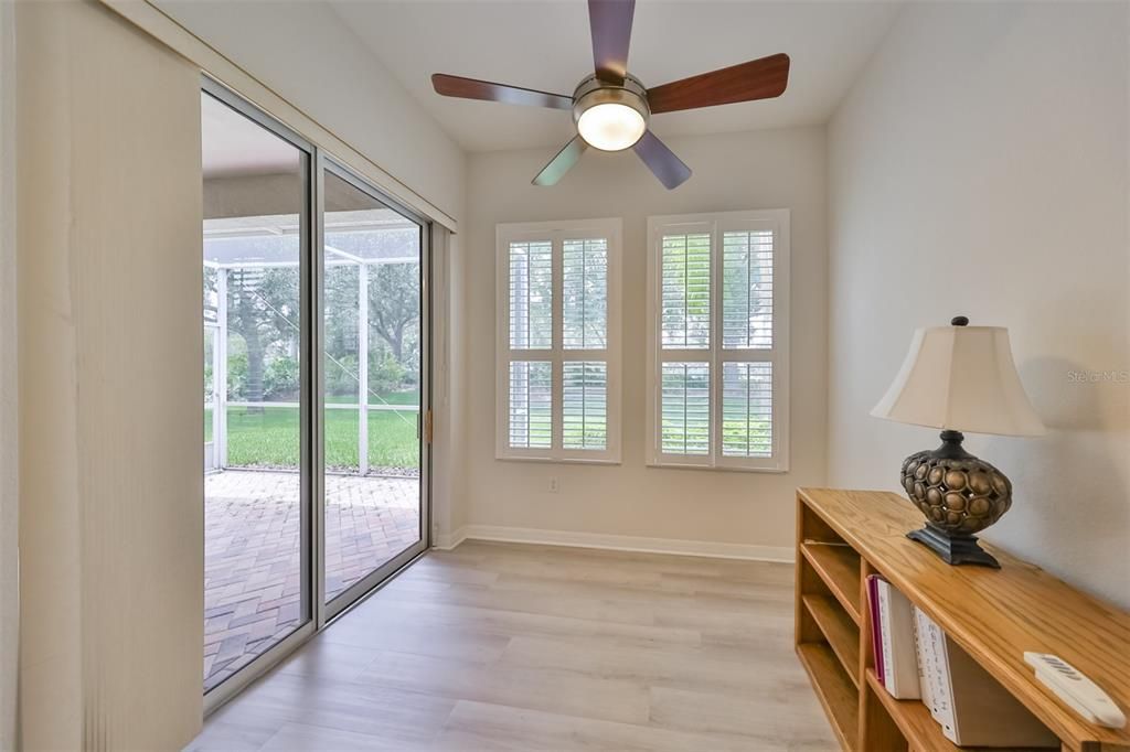 Office/Flex Room off the lanai