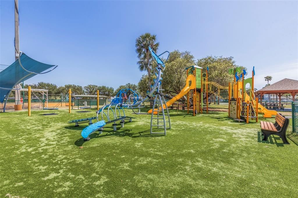 Park across the street with new playground, dog park and baseball field (not pictured)