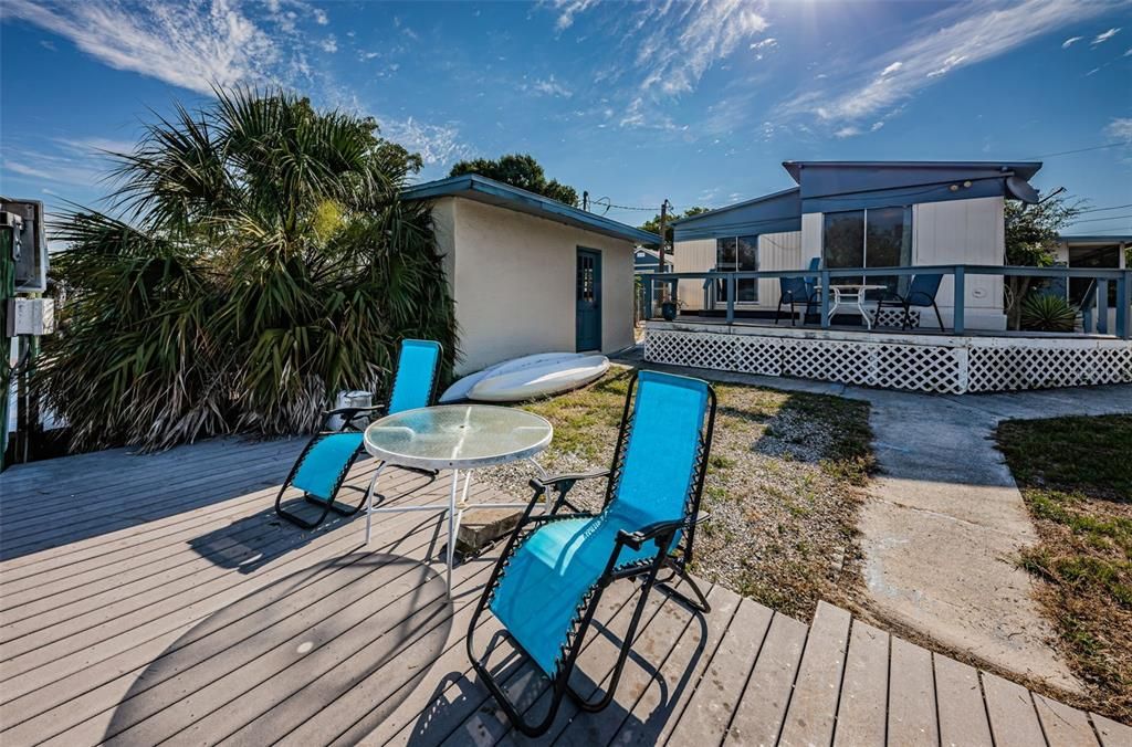 Sit here and enjoy the views from your dock.