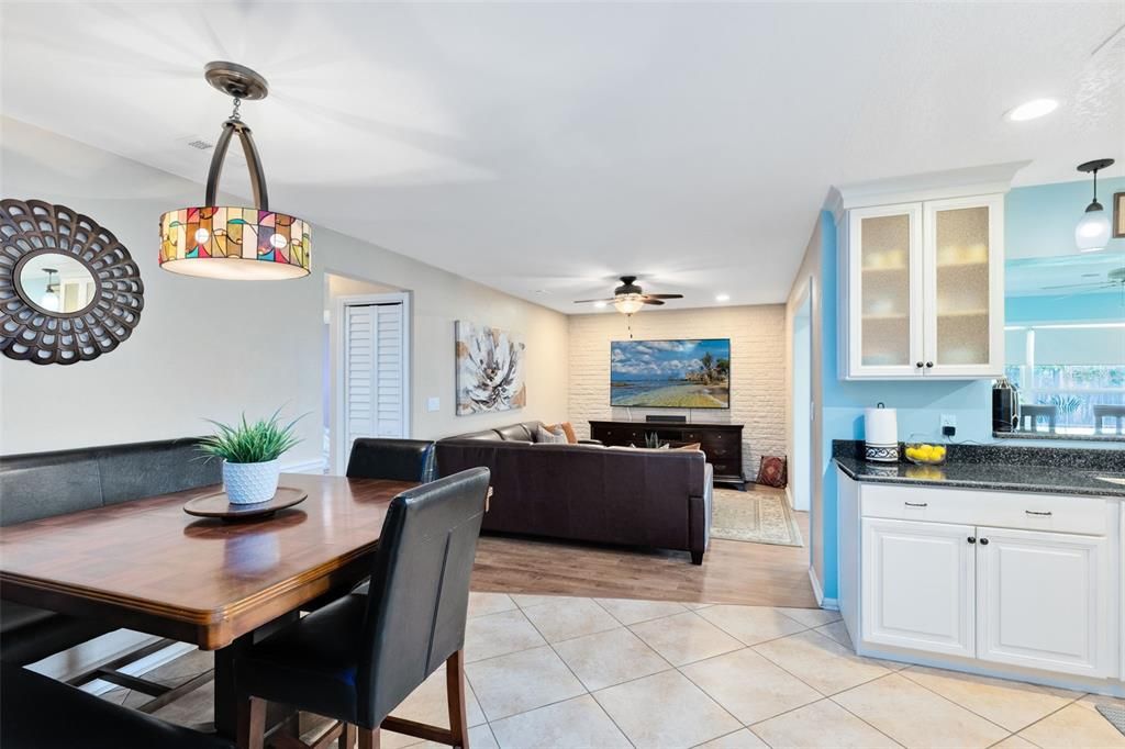 Open Concept Kitchen + Breakfast Nook