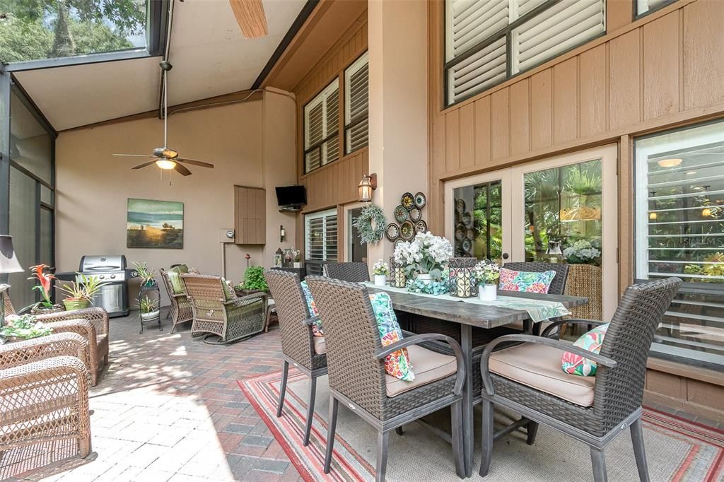 Screened patio