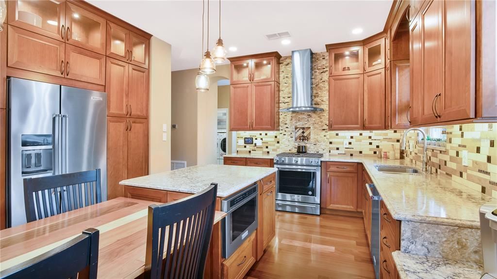 Kitchen with Custom Lighting