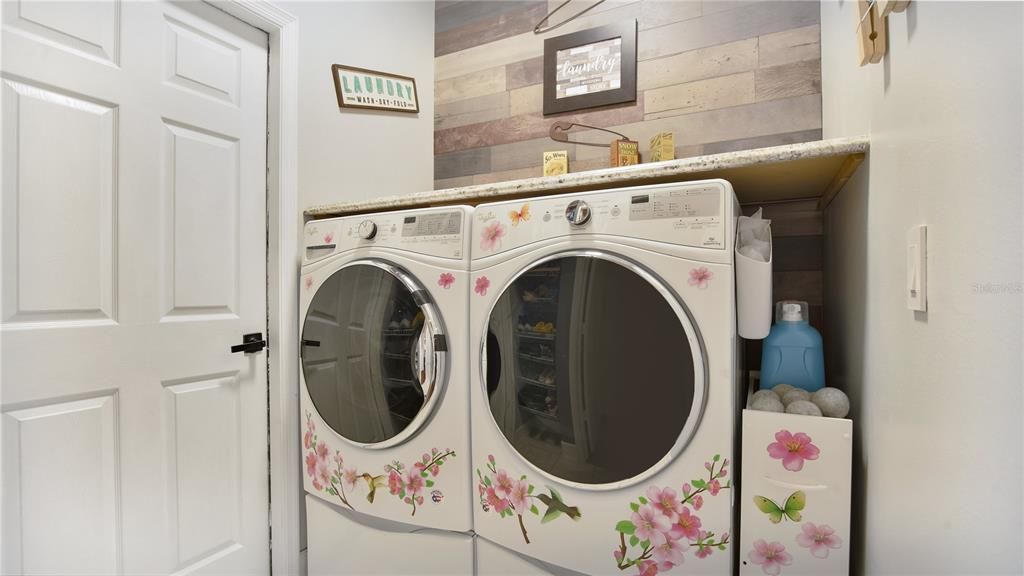 Utility room off the Garage