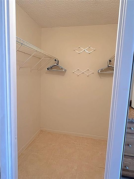 Large walk in closet