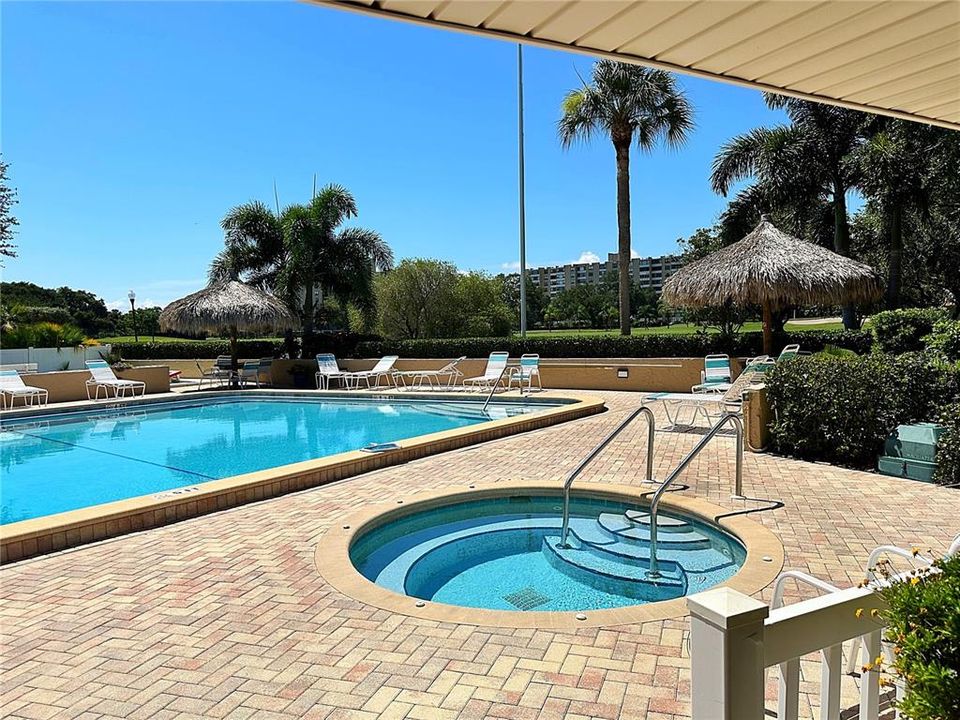 Pool and jacuzzi