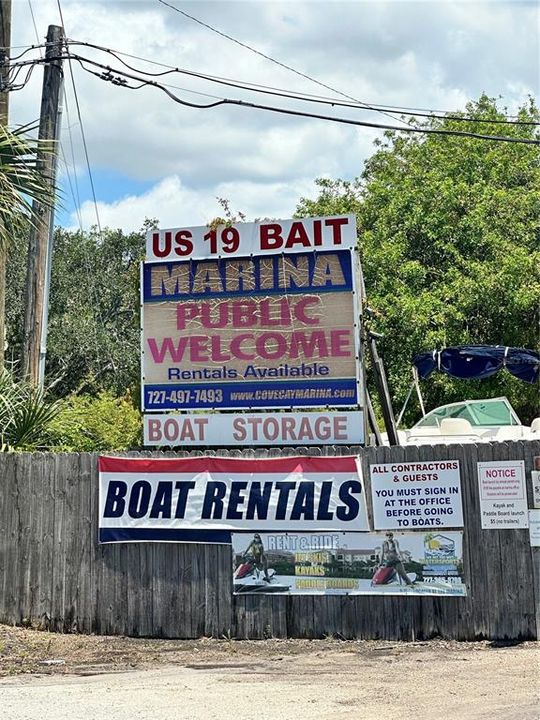 Store your boat or rent a boat