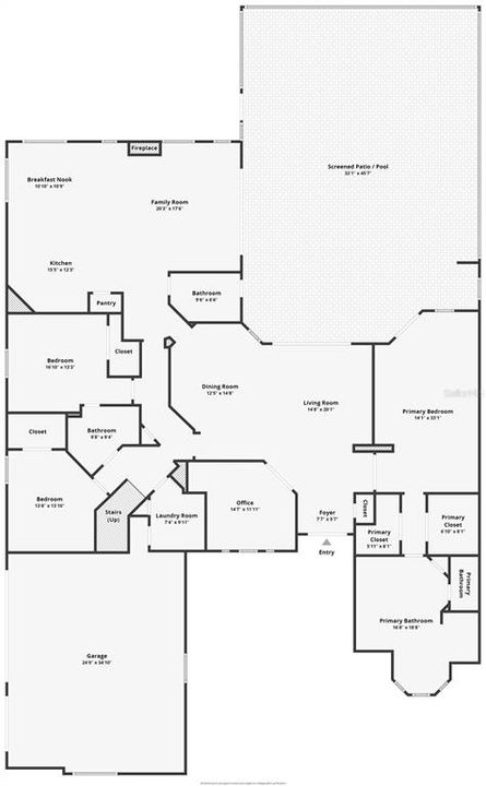 Downstairs floor plan