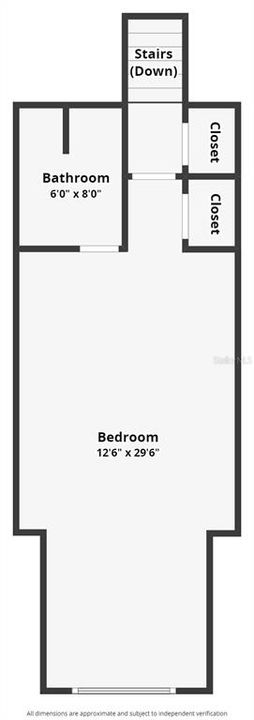 Upstairs floorplan