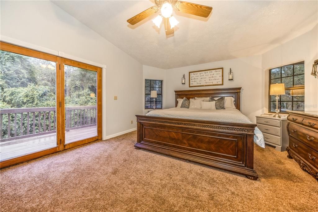 Primary Bedroom with Balcony