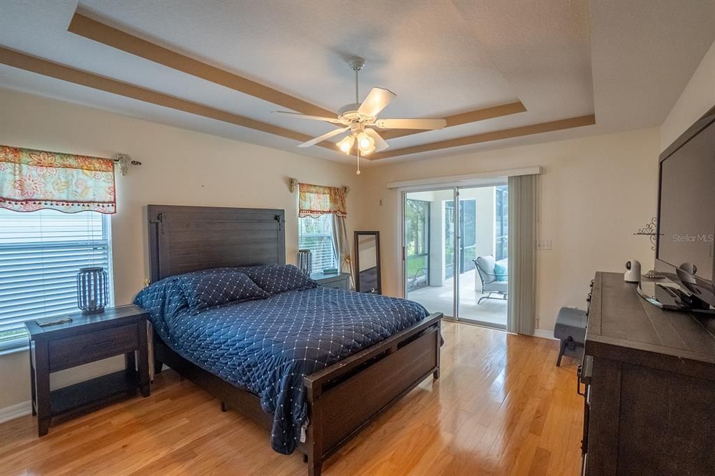 Gorgeous Tray Ceilings in Primary Bedroom Suite