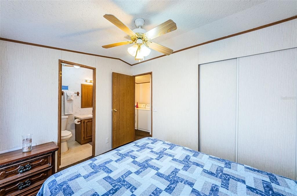 Bedroom 2 with private access to the hallway Bathroom.