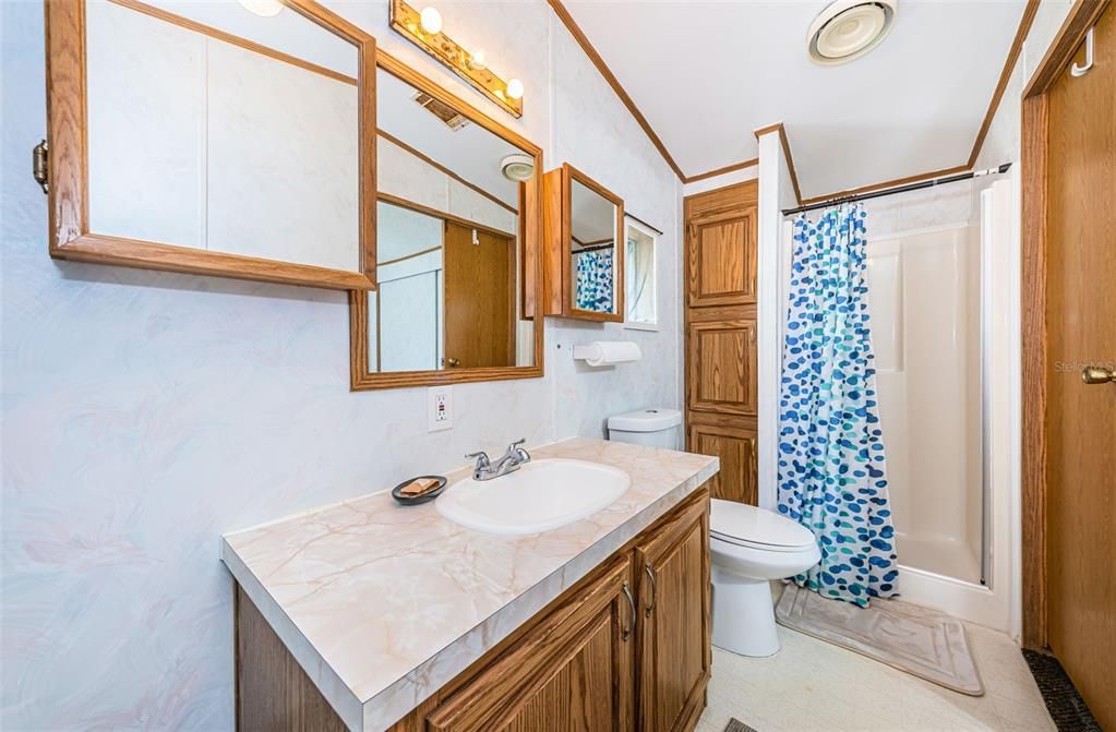 Private Bathroom with Step-in Shower, attached to Primary Bedroom.
