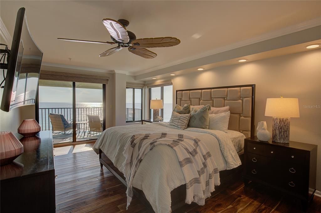 Primary Bedroom with balcony