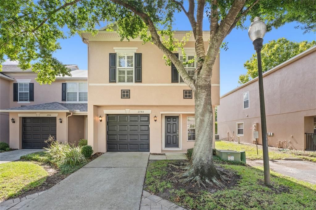 Front of townhome