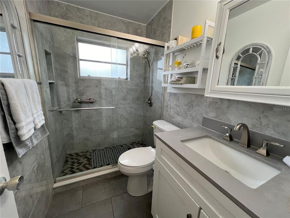 Completely Updated Bathroom with Porcelain Tile (BATHROOM: 8X5)