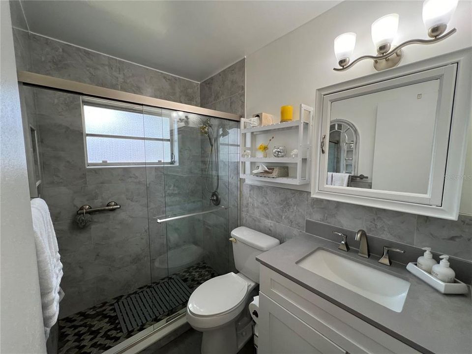 Completely Updated Bathroom with Porcelain Tile (BATHROOM: 8X5)