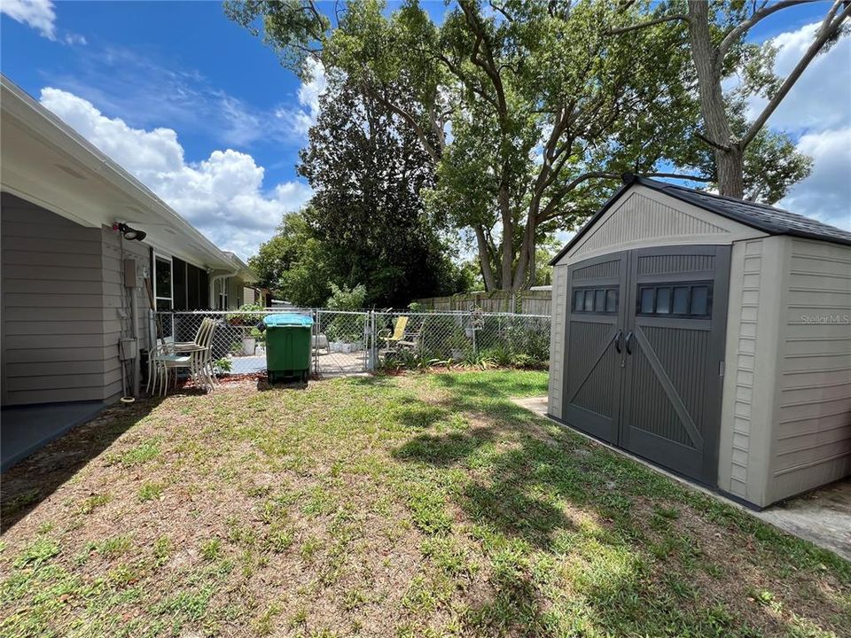 Extra Storage Shed on Slab