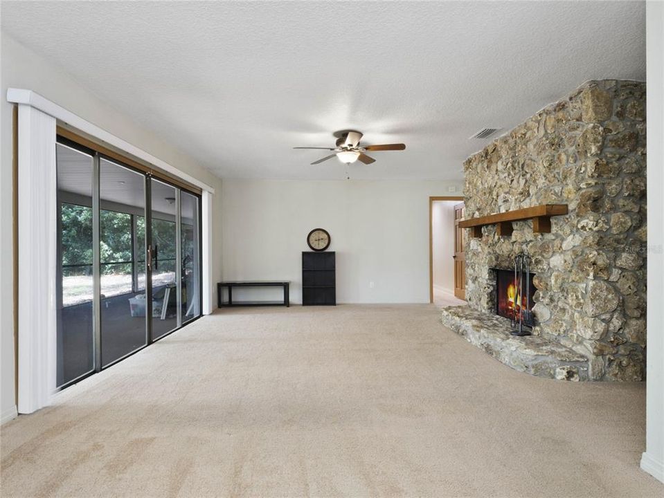 Family Room with Fireplace