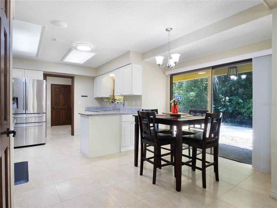 Eat-in Kitchen overlooking side porch