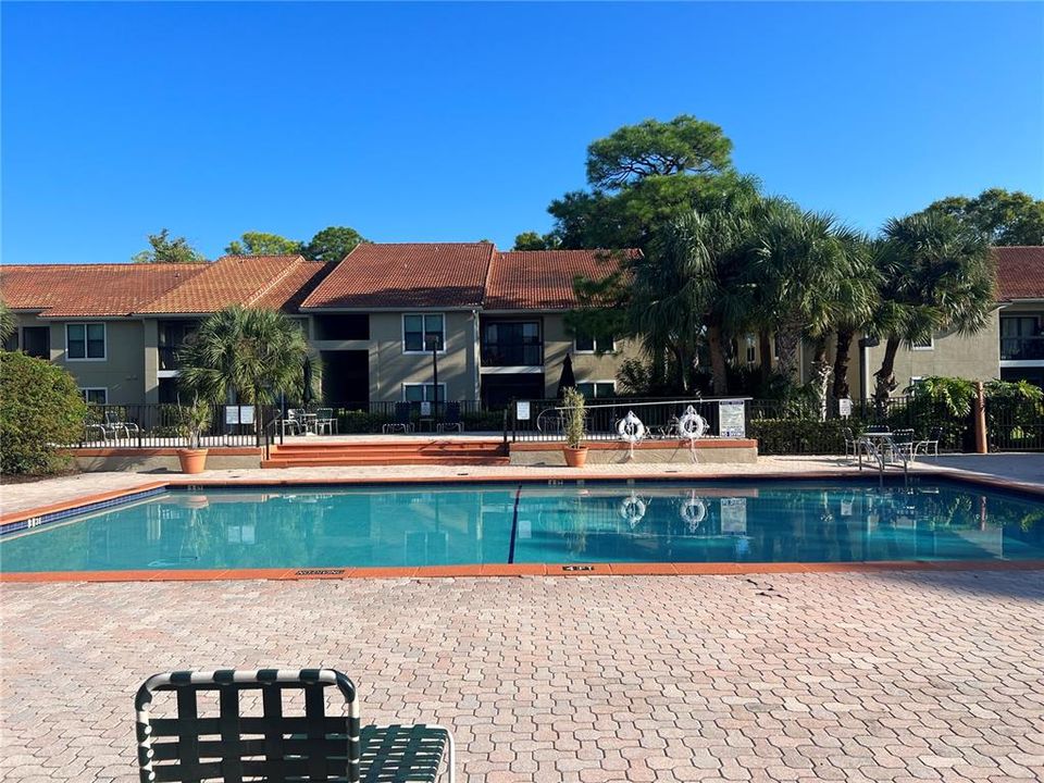 Spacious Pool just steps from your condo