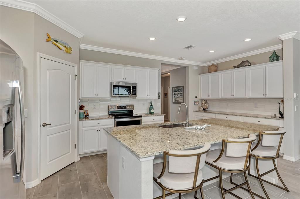 Luxurious Kitchen - fabulous space and cabinets.