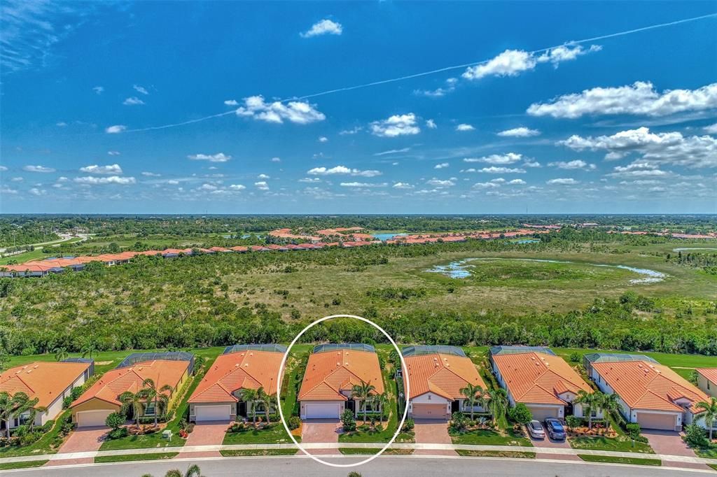 Aerial of 10179 Crooked Creek Drive