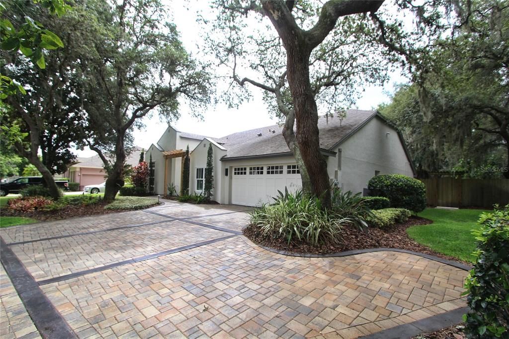 Expanded driveway for additional parking