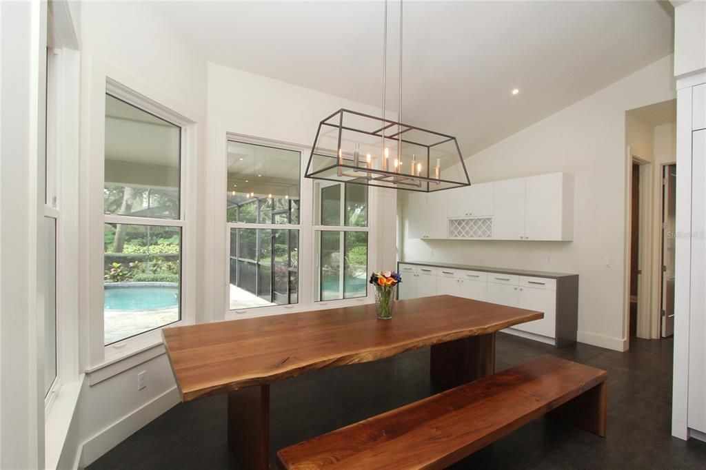 dining area off kitchen