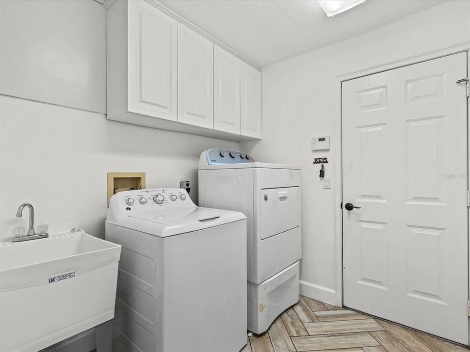 Laundry with Utility Sink and Drop Zone