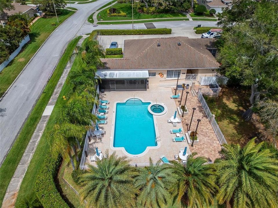 Pool, spa and clubhouse