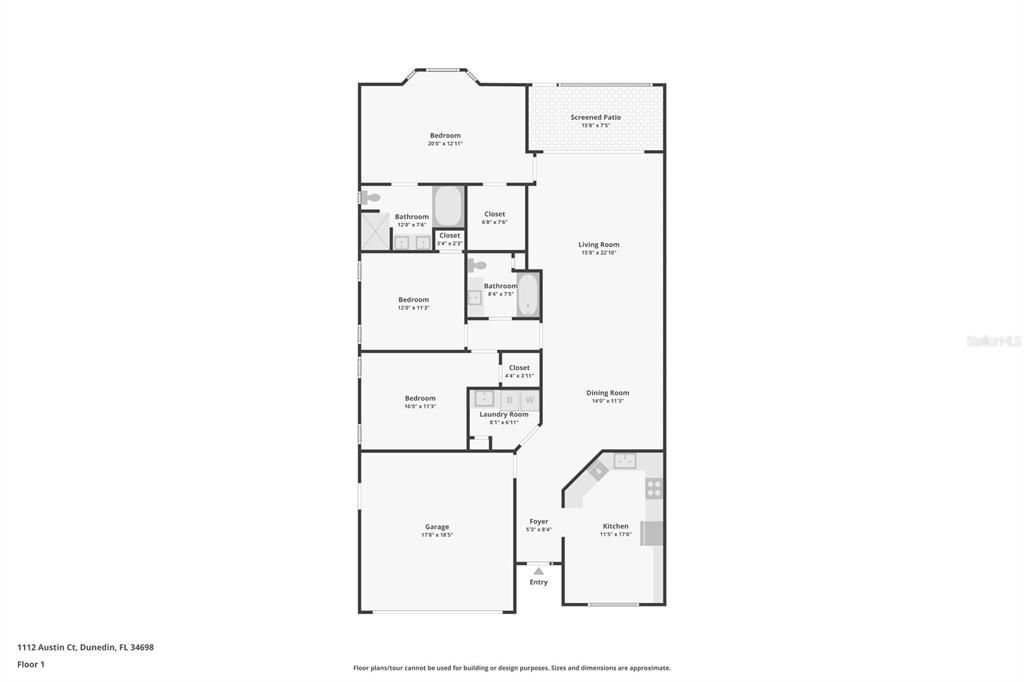 Active With Contract: $525,000 (3 beds, 2 baths, 1698 Square Feet)