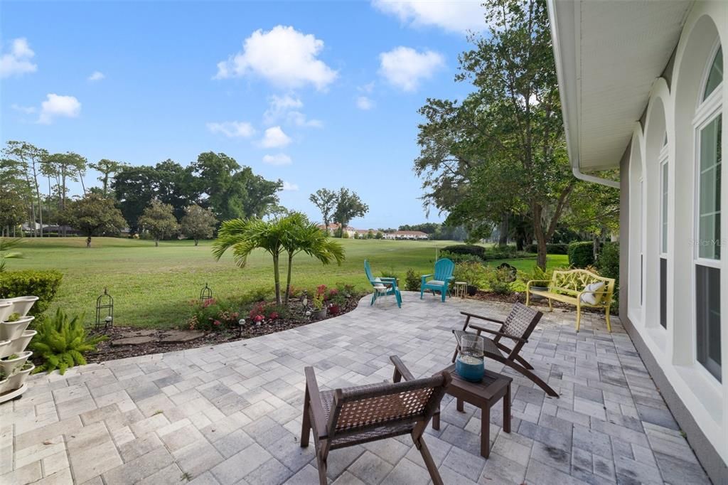 PAVERED PATIO OFF THE POOL