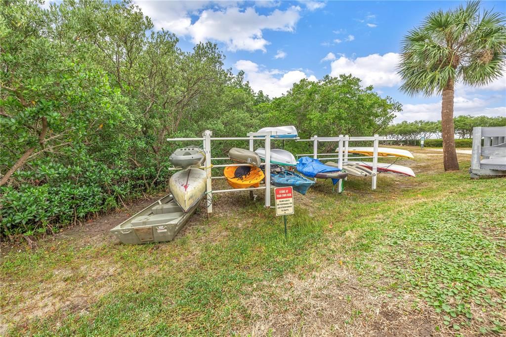 Kayaking Storage